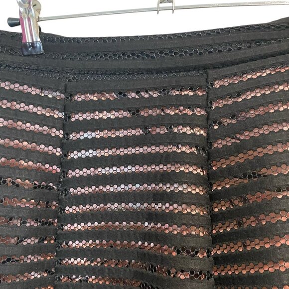 Le Chateau - Long Fit & Flare Blk/pink Underlay - 4 - Picture 4 of 8